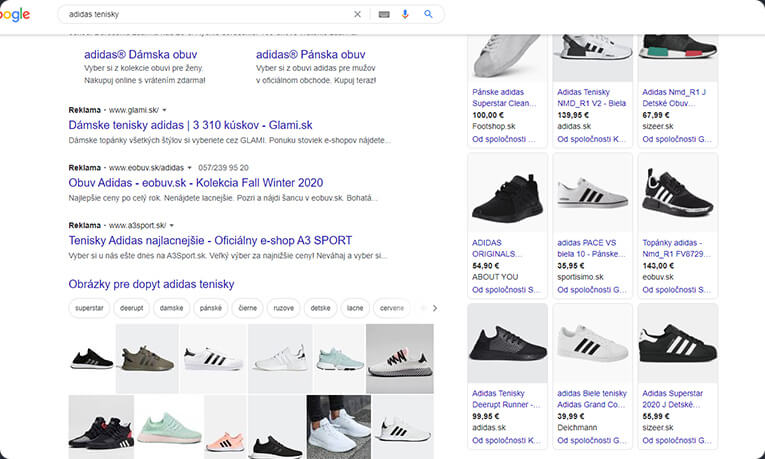 google shoping produkty